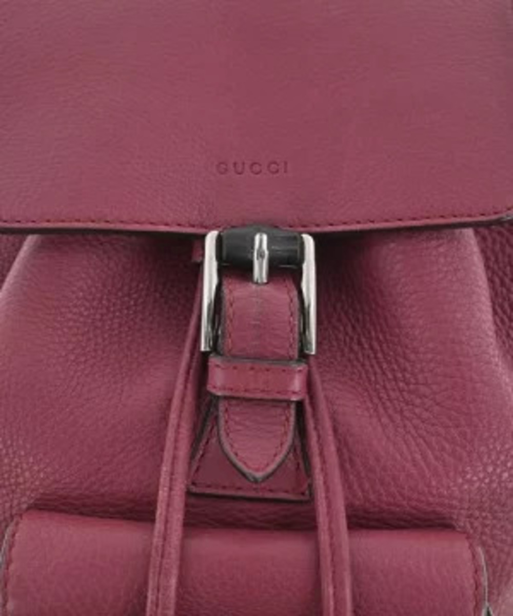 Gucci Backpack Rucksack Daybag Red - Picture 5 of 10